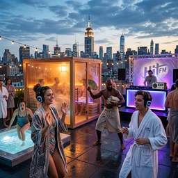 Из парной — на танцпол: как прошел сауна‑фестиваль в Нью‑Йорке?